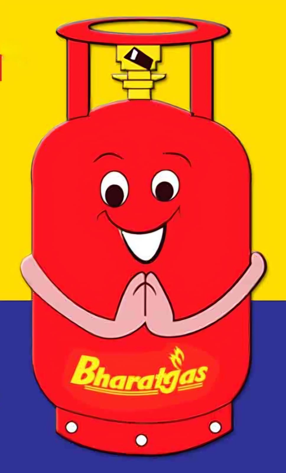 Bharat Gas cylinder mascot